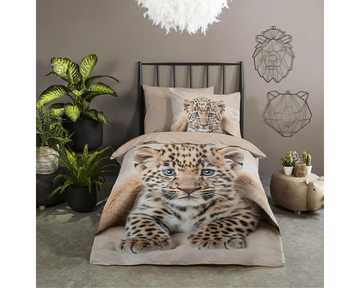 Traumschlaf Bettwäsche Tigerbaby Renforce 2-teilig 100% Baumwolle - Bild 2