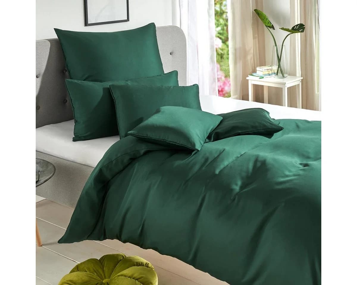 TRAUMSCHLAF Bettwäsche Uni Tencel™ Lyocell, 2 teilig, glatte Oberfläche - Bild 3