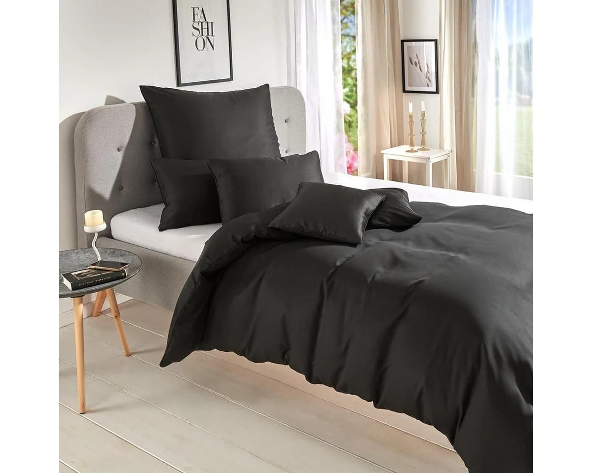 TRAUMSCHLAF Bettwäsche Uni Tencel™ Lyocell 2-teilig