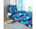 TRAUMSCHLAF Bettwäsche Parma blau Seersucker 2-teilig Mustermix Bild 2