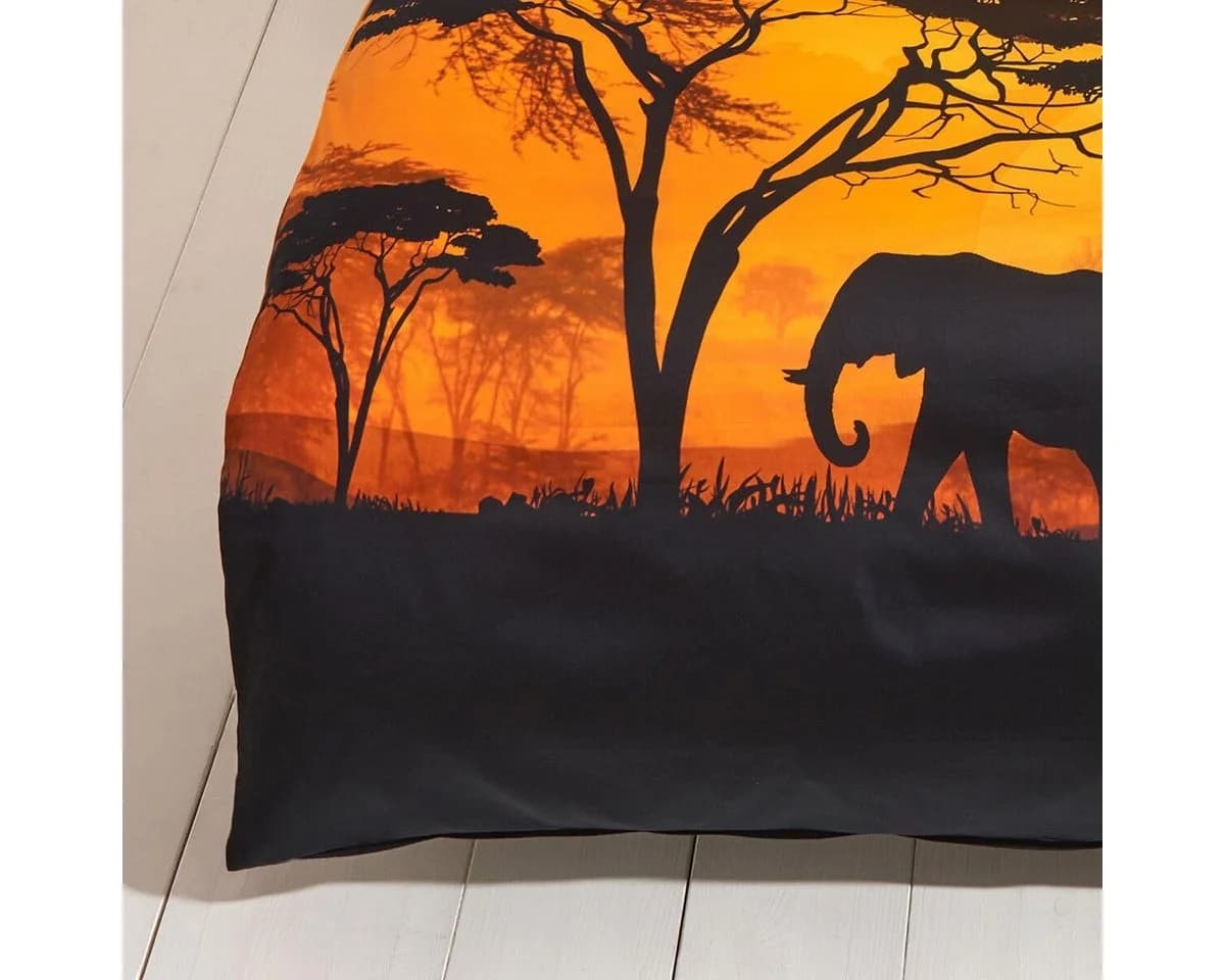 TRAUMSCHLAF Bettwäsche Afrika Mako Satin 2-teilig Gelb - Bild 3