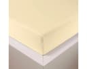 TRAUMSCHLAF Spannbetttuch Beige Baumwolle Lyocell Rundumgummi Bild 2