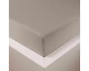 TRAUMSCHLAF Spannbetttuch Lyocell Baumwolle Grau Samtweich Bild 2