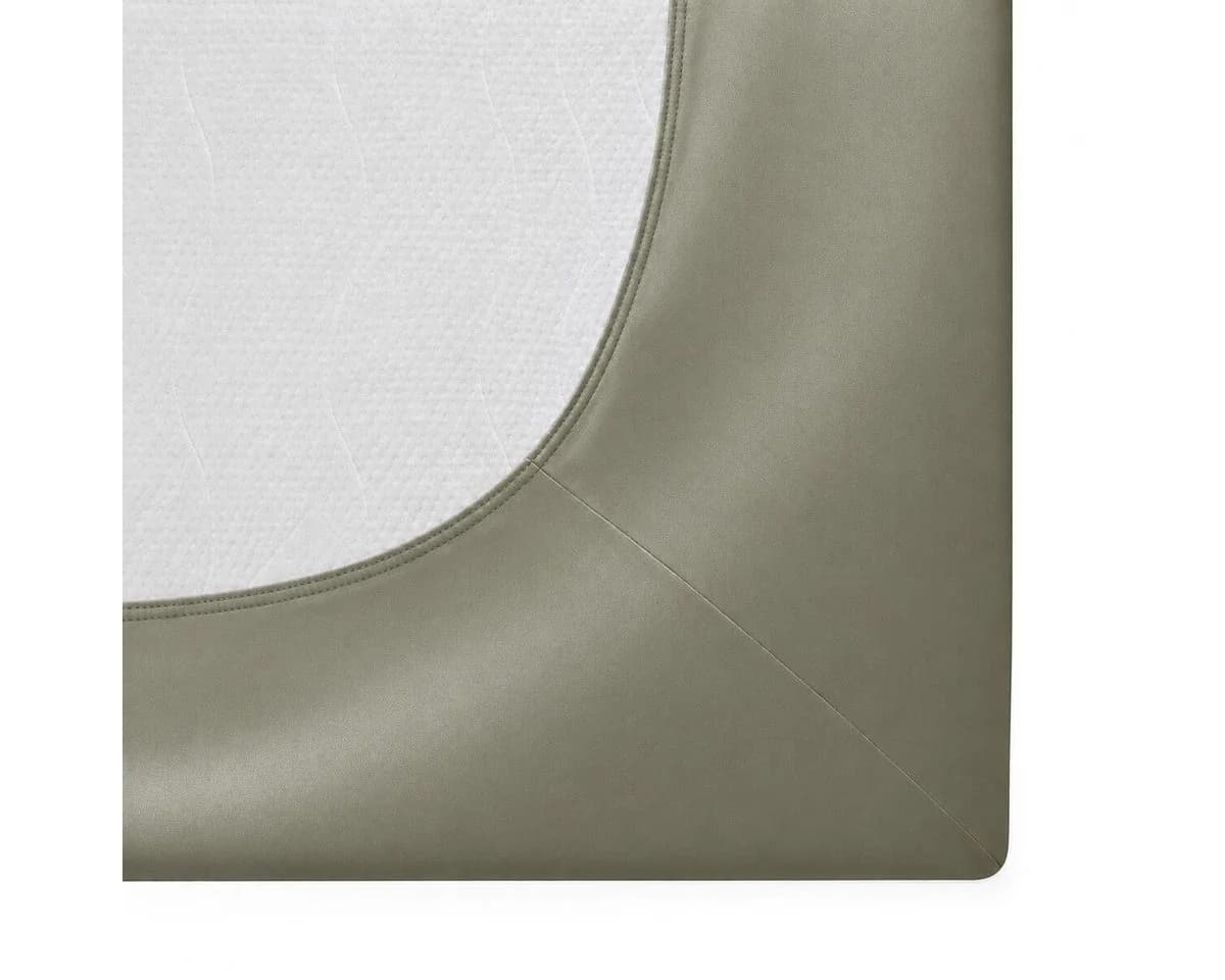 TRAUMSCHLAF Spannbettlaken Como Mako Satin Braun - Bild 4