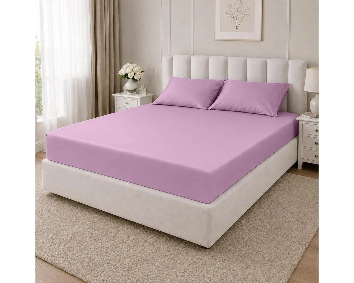 TRAUMSCHLAF Spannbettlaken Como Mako Satin Braun - Bild 5