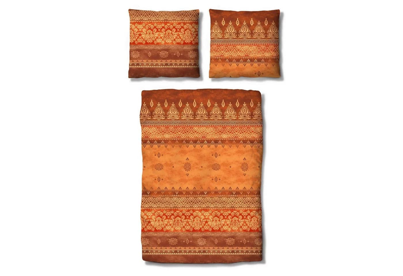 TRAUMSCHLAF Bettwäsche Amara Mako Satin 2-teilig Terra - Bild 3