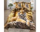 TRAUMSCHLAF Bettwäsche Tiger Renforcé 2-teilig Braun Bild 2