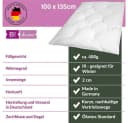 B!HOME Daunenbettdecke Babystep 100x135cm 400g Ganzjahresdecke Bild 1