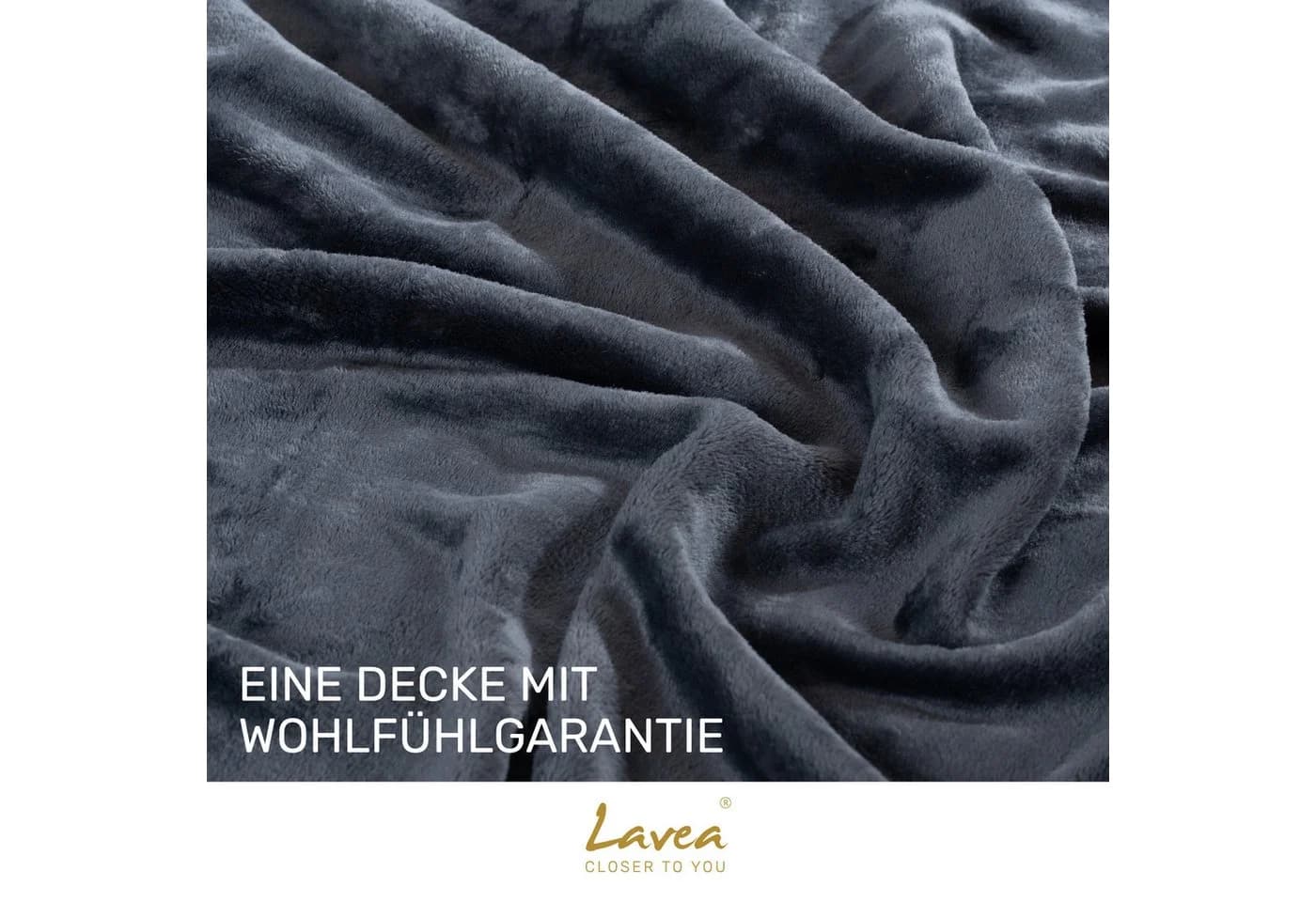 Wohndecke Kuscheldecke Mikrofaser Fleece Lavea - Bild 5