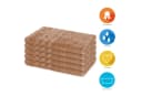 Lavea Gästehandtuch Elena-Frottierserie 30x50 cm, 100% Baumwolle (5er Set), 500 g/m² Frottier, weich & saugstark, pflegeleicht Bild 1