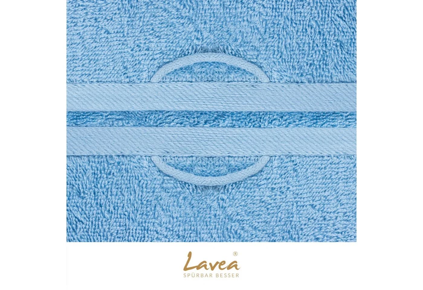 Lavea Handtuch Elena-Frottierserie 50x100 cm 4er-Set Baumwolle - Bild 5