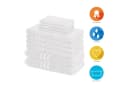 Lavea Handtuch Set Elena 10-tlg. Frottier 100% Baumwolle Weiß Bild 1