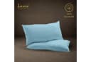 Lavea Kissenbezug 2er Set 100% Baumwolle Blau Jasmin Bild 4