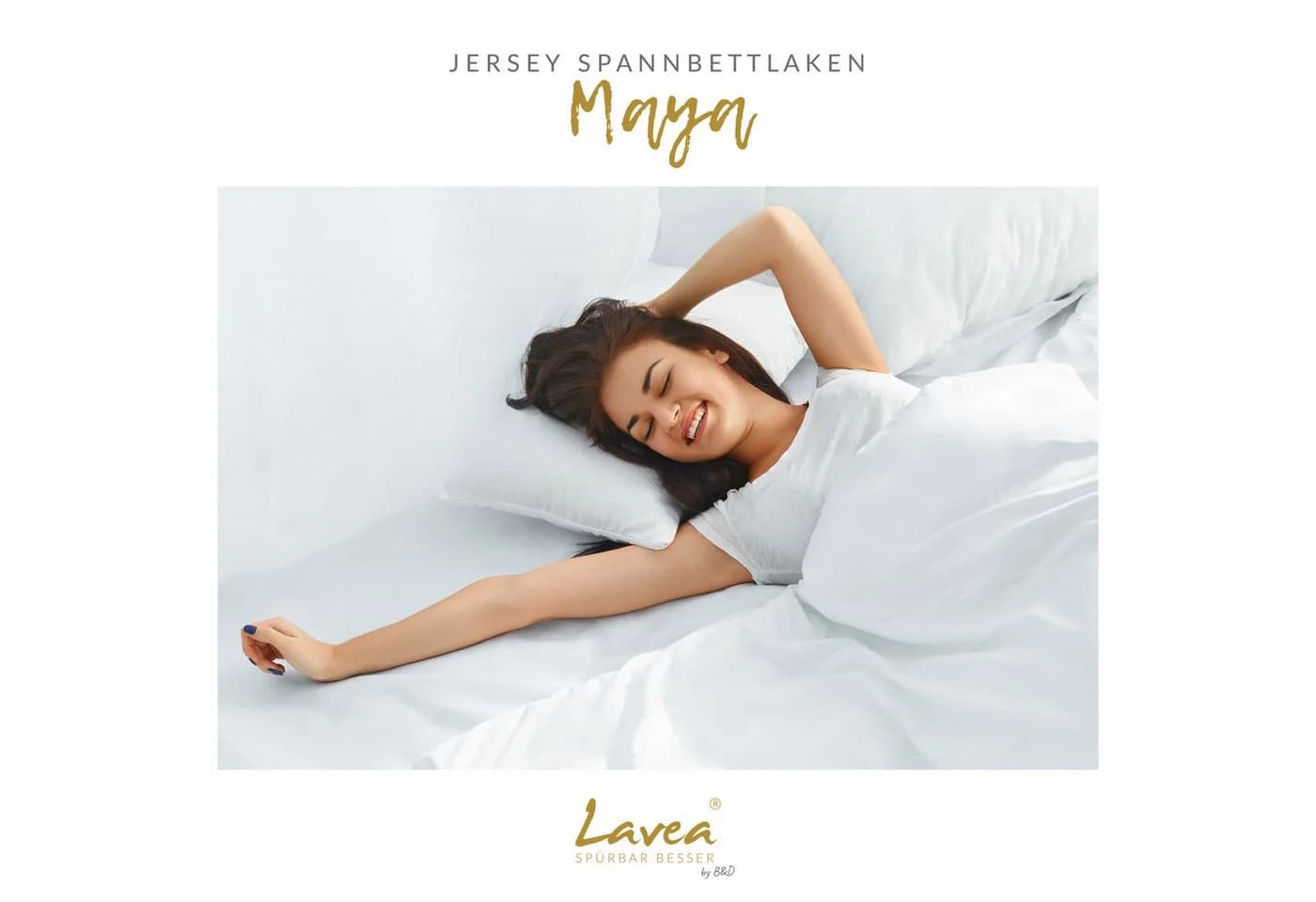 Lavea Spannbettlaken Maya Baumwolle - Bild 5