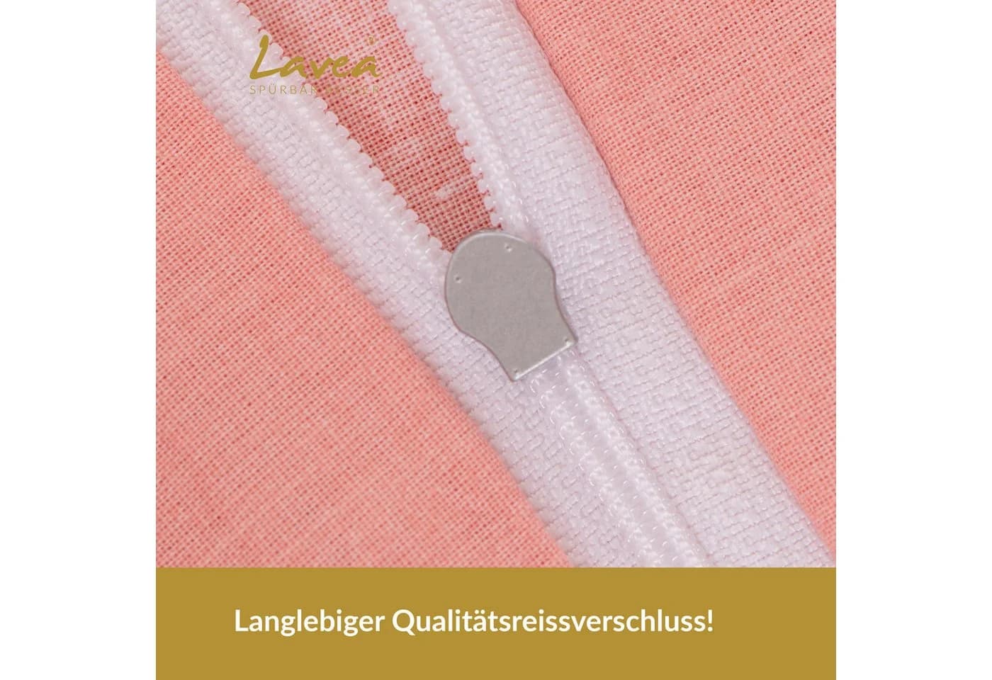 Lavea Kinderbettwäsche Set Rosa-Bordeaux 100% Baumwolle mit Herzmotiv - Bild 5