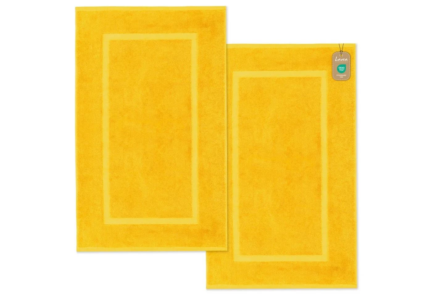 Lavea Badematte Elena-Frottierserie 50x80 cm, 100% Baumwolle, 500 g/m² Frottier, weich & saugstark, pflegeleicht - Bild 2