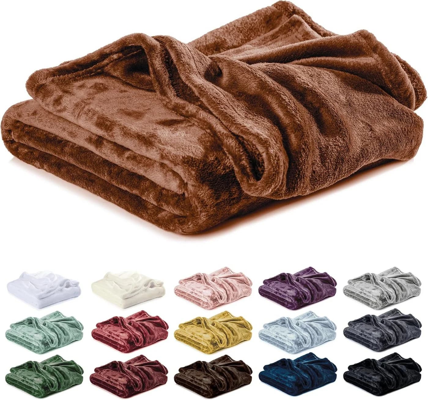 Wohndecke Kuscheldecke, Fleecedecke, Wolldecke flauschig und weich, Lavea, Mikrofaser, Atmungsaktiv & Hautfreundlich - Bild 2