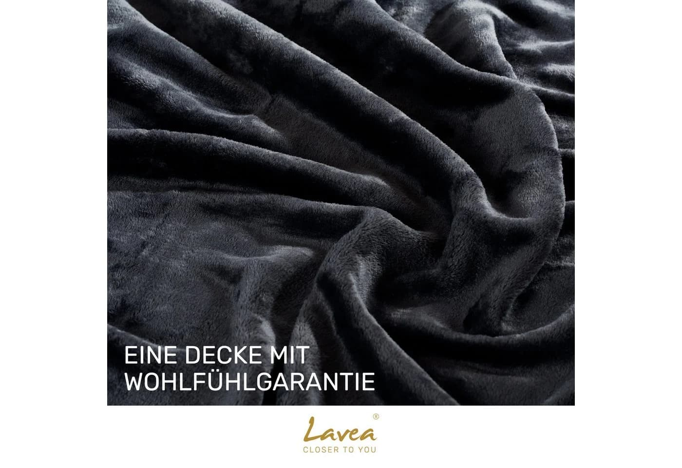 Wohndecke Kuscheldecke, Fleecedecke, Wolldecke flauschig und weich, Lavea, Mikrofaser, Atmungsaktiv & Hautfreundlich - Bild 5