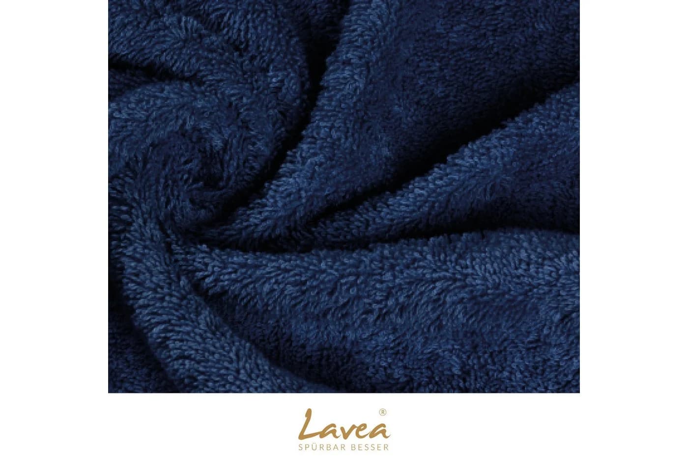 Lavea Handtuch Set Sydney 500 g/m² Baumwolle Blau - Bild 5