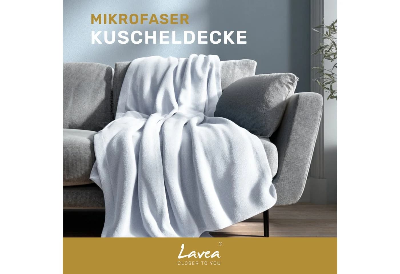 Wohndecke Kuscheldecke Mikrofaser Lavea