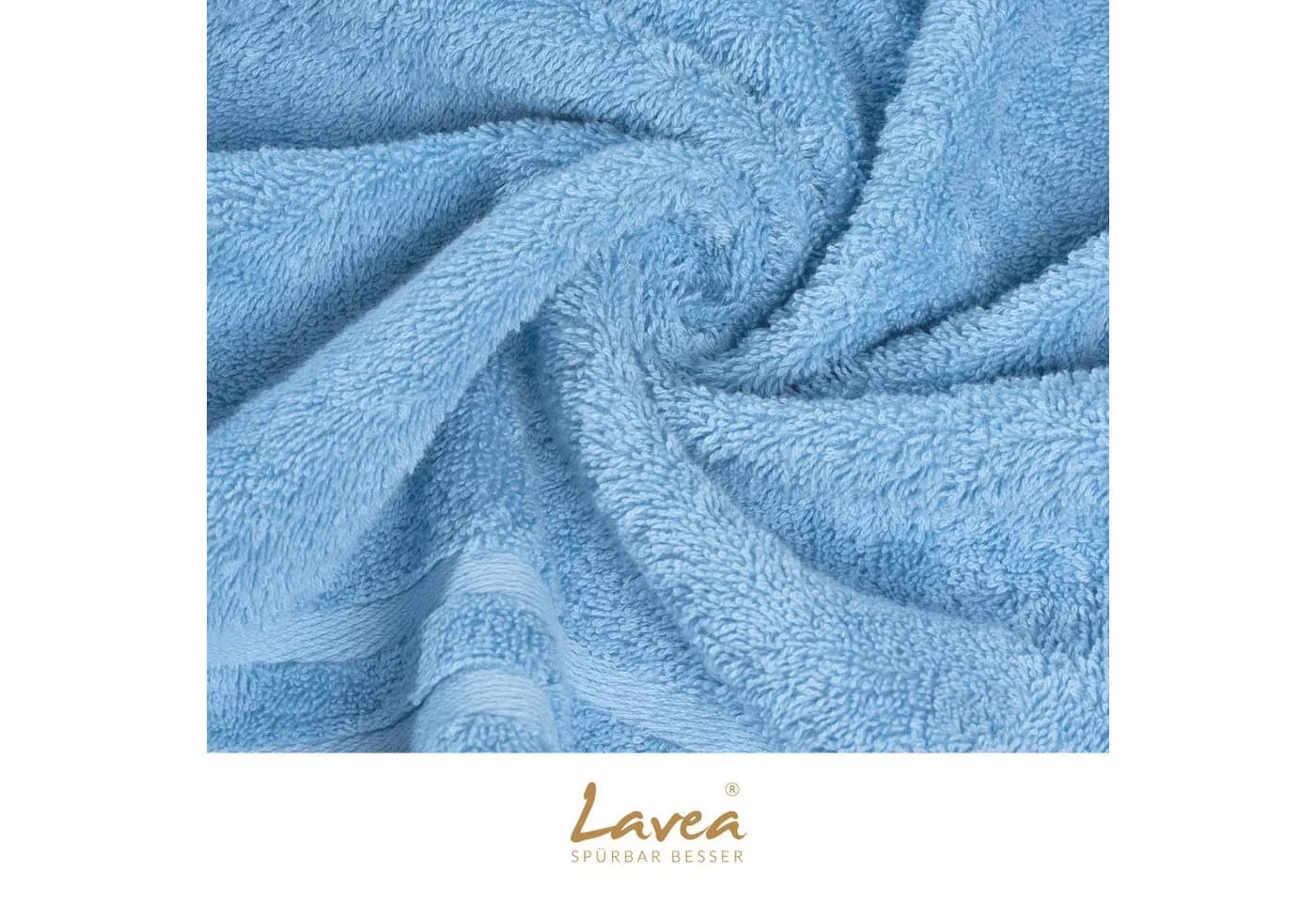 Lavea Duschtücher 4er Set 70x140 cm Baumwolle - Bild 5