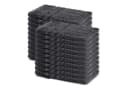 Lavea 20er Set Waschhandschuhe 15x21 cm Anthrazit Frottier Bild 2