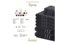 Lavea 20er Set Waschhandschuhe 15x21 cm Anthrazit Frottier Bild 3