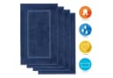 Lavea Badematte 4er Set Elena Frottee 50x80 cm Badvorleger Bild 1