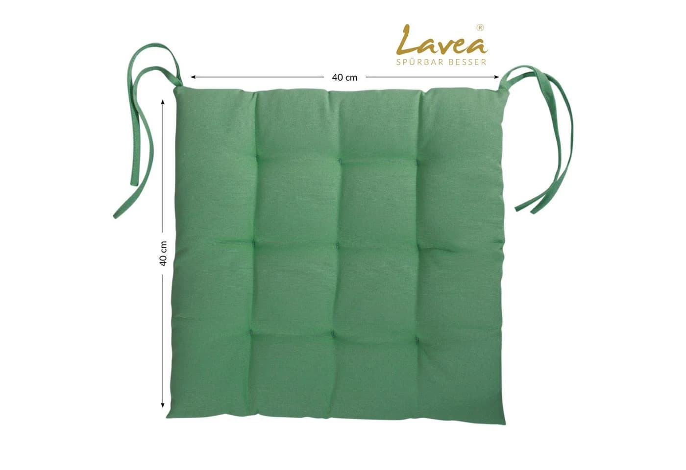 Lavea Stuhlkissen MONACO 40x40 cm 4er-Set - Bild 4