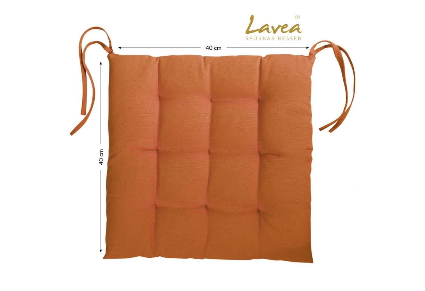 Lavea Stuhlkissen MONACO 40x40 cm Set 4er & 8er - Bild 4