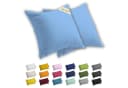 Lavea Kissenbezug 2er Set Jersey 100% Baumwolle Himmelblau Bild 2