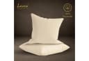 Lavea Kissenbezug 2er Set 100% Baumwolle Jasmin Beige Bild 5