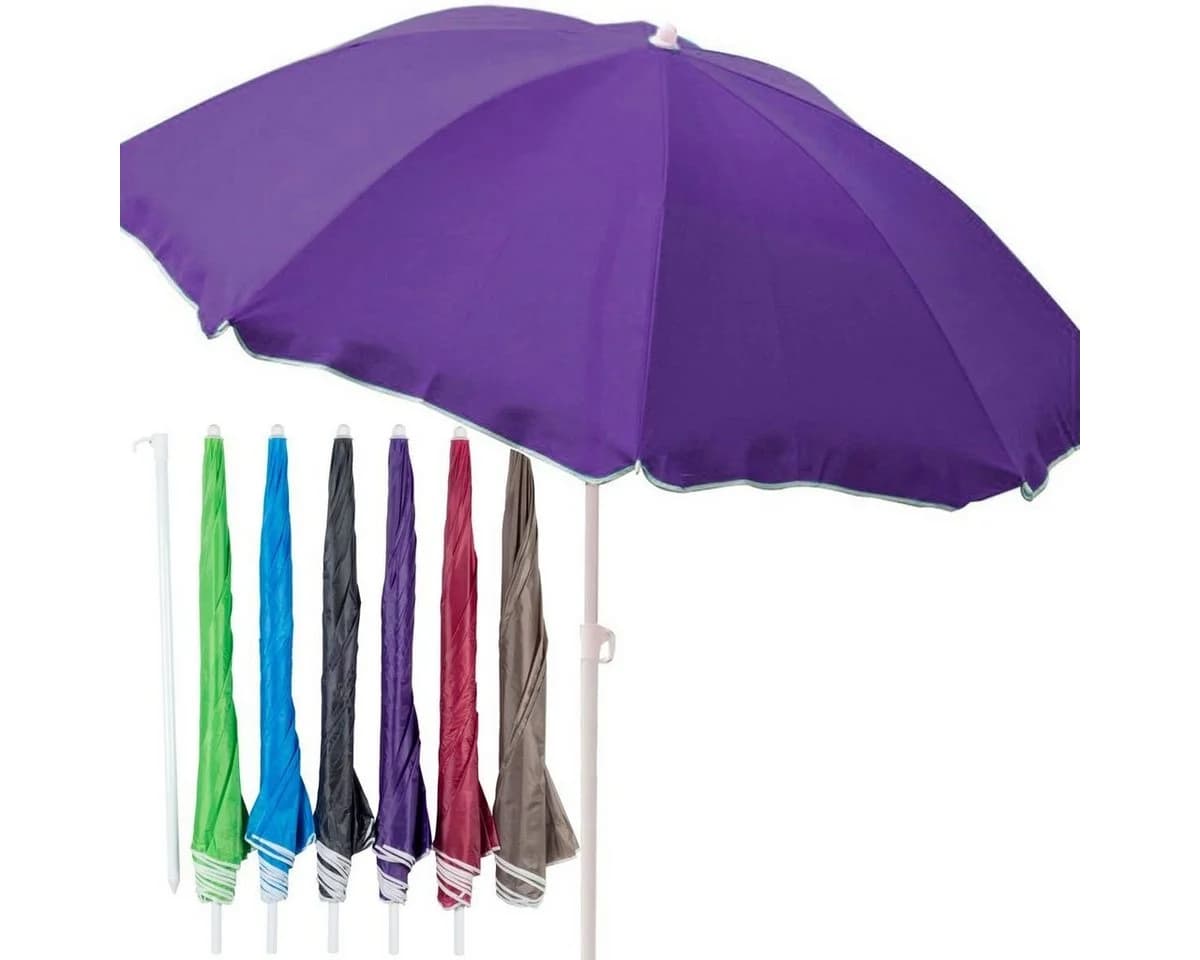 Marabellas Shop Strandschirm 170cm knickbar blau
