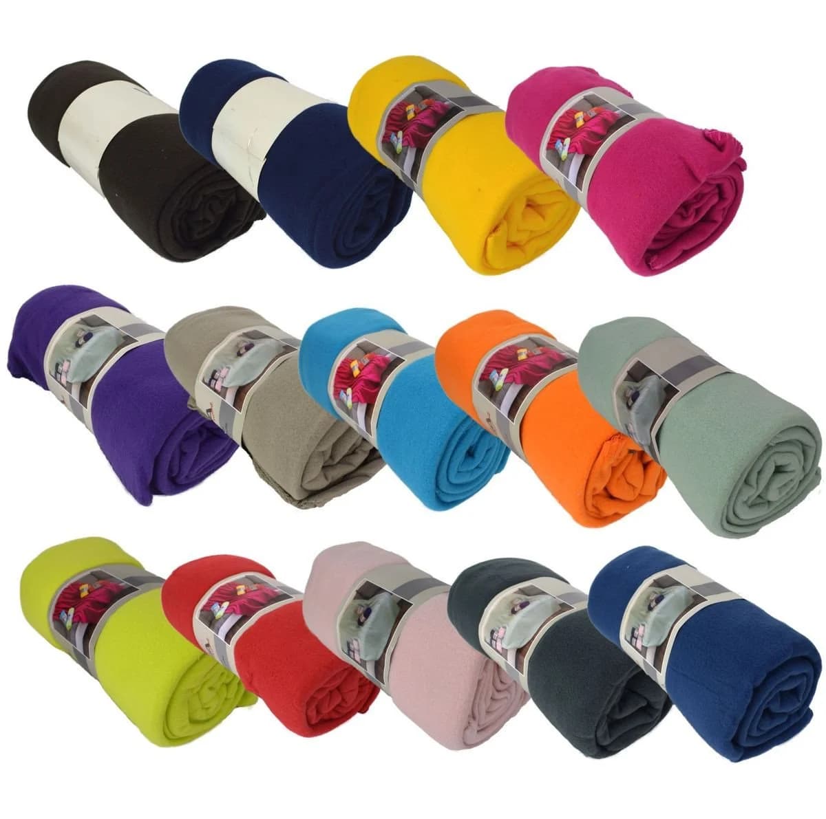 Marabellas Shop Wohndecke Polarfleece 130x170cm Sand