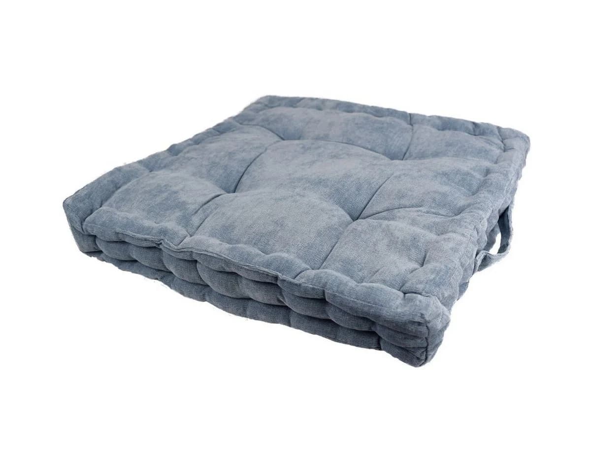 Marabellas Stuhlkissen 40x40cm 4-Punkt-Steppung 8cm Polsterung Polyester - Bild 2