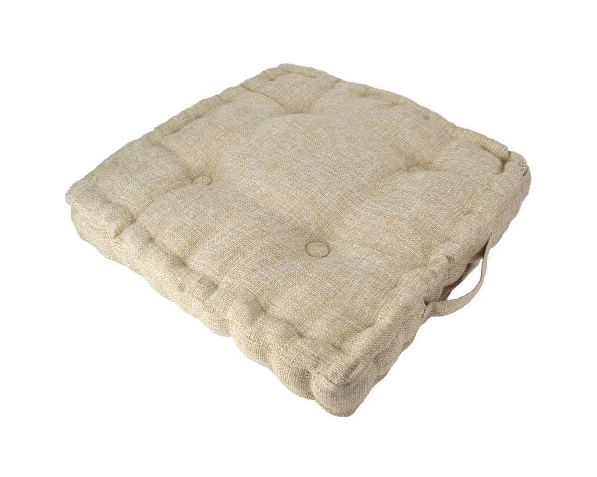 Marabellas Shop Sitzkissen Stuhlkissen 40x40cm Grob-Cord 4-Punkt - Bild 2