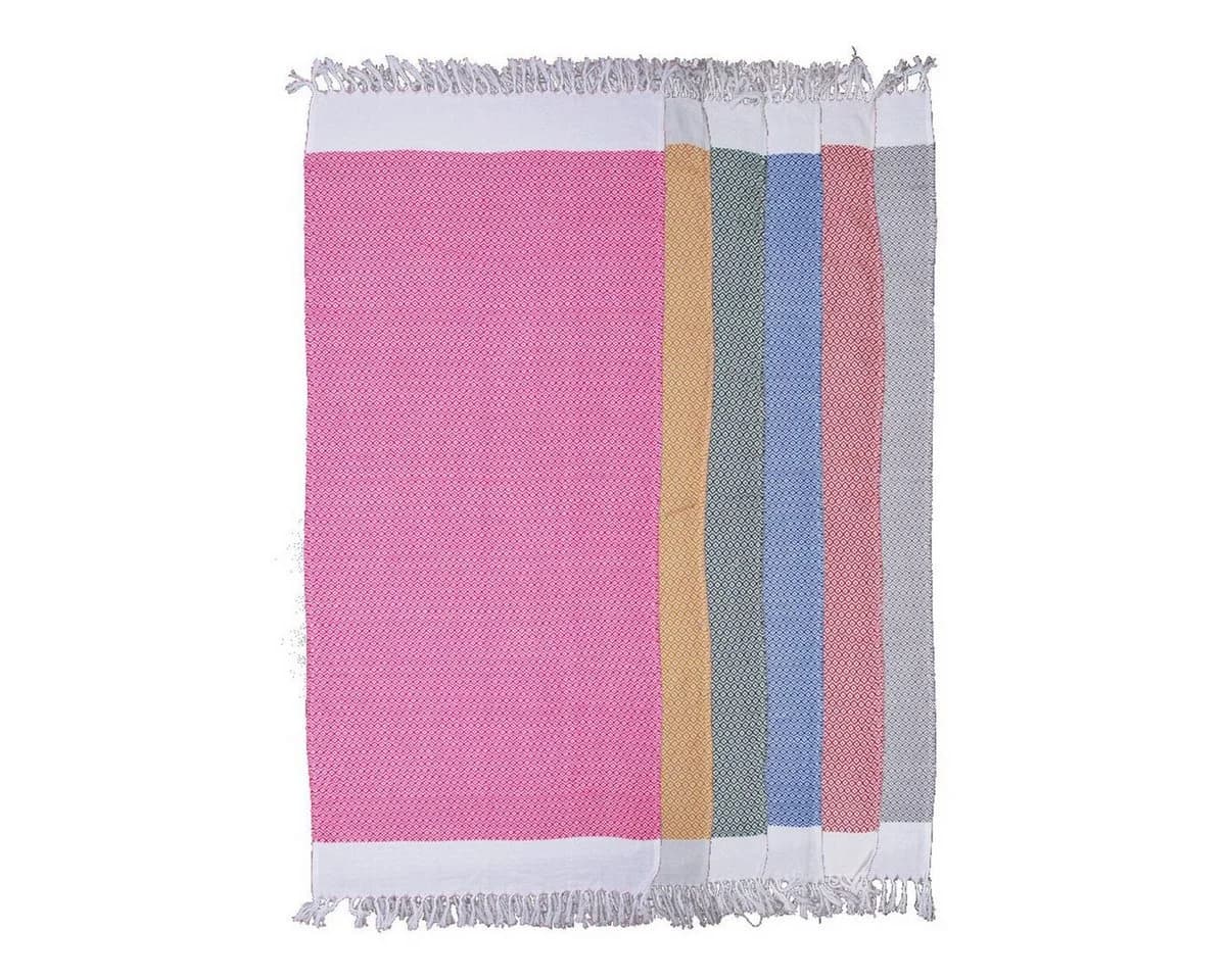 Marabellas Shop Fouta-Hamamtuch Grau 80x170 cm