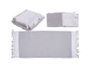 Marabellas Shop Fouta-Hamamtuch Grau 80x170 cm Bild 2
