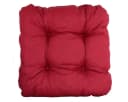 Marabellas Shop Sitzkissen 38x38 cm 4-Punkt-Steppung Rot Bild 2