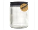 Marabellas Shop Vorratsglas 3er-Set Schwarz Gestreift Glas Bild 1
