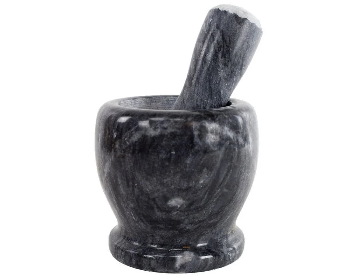 Marabellas Shop Mörser & Stößel aus Gestein Ø10cm - Bild 2