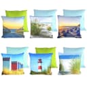 Marabellas Shop Dekokissen 45x45cm wasserabweisend Küstenmotive Bild 1
