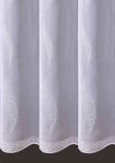 DecoHome24 Gardine Jasmin Weiss Halbtransparent Voile Bild 1