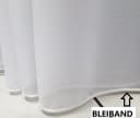 DecoHome24 Gardine Voile Creme Kräuselband Transparent Bild 1