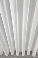 DecoHome24 Voile Gardine Weiß mit Falten Bild 4