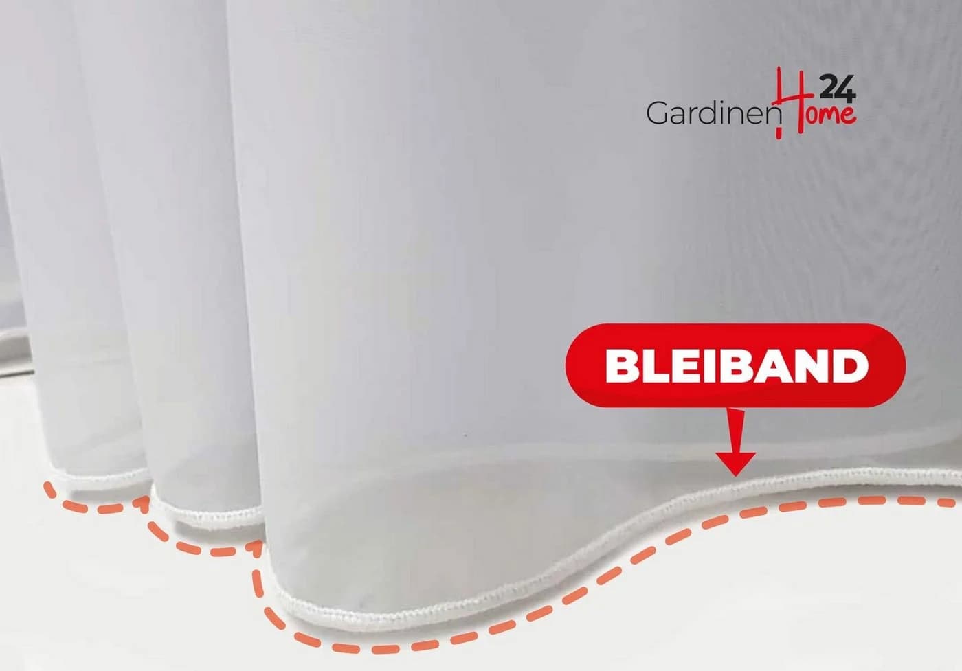 DecoHome24 Gardine Voile 2-teiliges Vorhänge-Set Kräuselband Halbtransparent - Bild 3