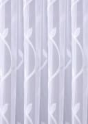 DecoHome24 Gardine Enzian Weiß Halbtransparent Bild 1