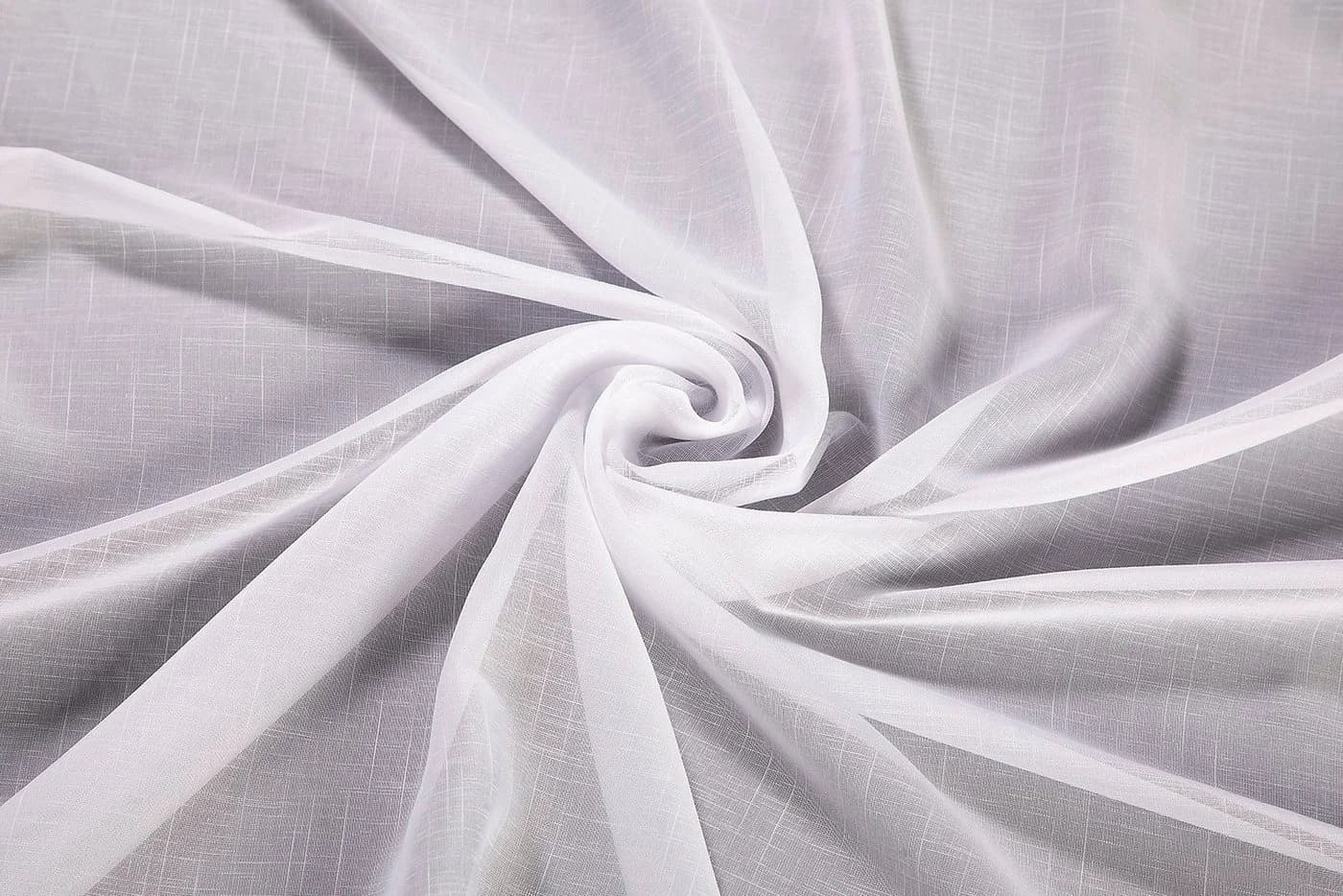 DecoHome24 Gardine Voile Weiß Kräuselband Maßgeschneidert - Bild 5
