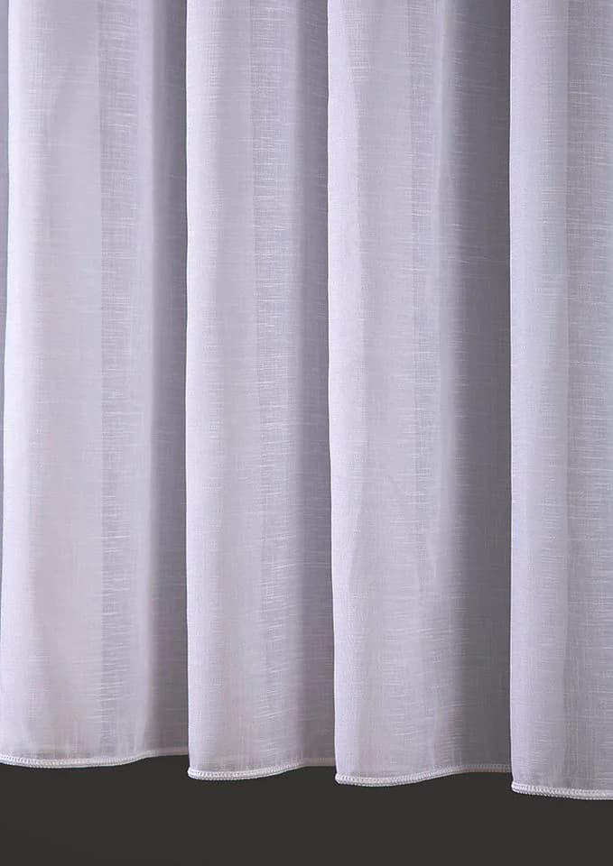 DecoHome24 Gardine Iris 1 St. Halbtransparent Weiß - Bild 3