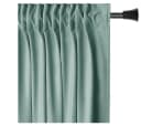 Restilo Kräuselband Gardine Verdunkelnd Samt Textil Grün Bild 2